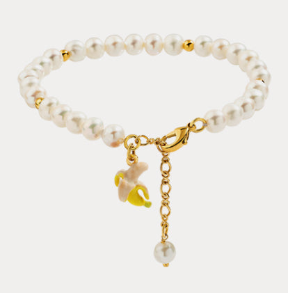 Banana Fruit Pearl Bracelet