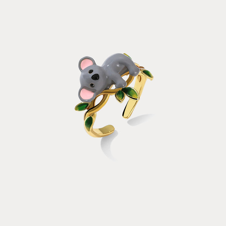 Enamel Koala Ring
