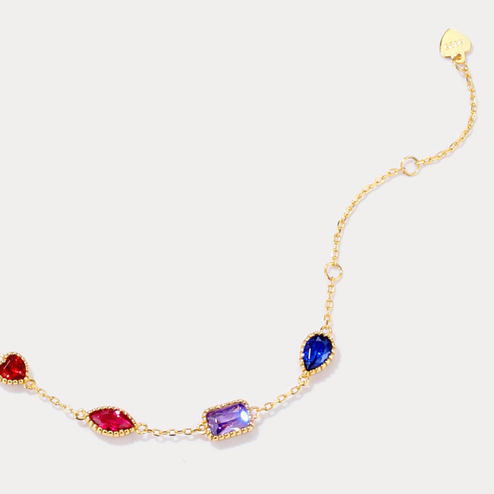 Rainbow Gem Diamond Bracelet