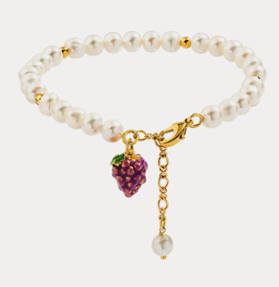 Grape Gr Fruit Pearl Bracelet