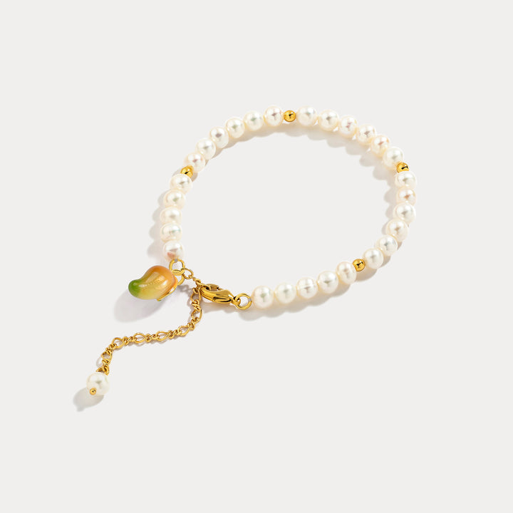 Mango Fruit Pearl Bracelet