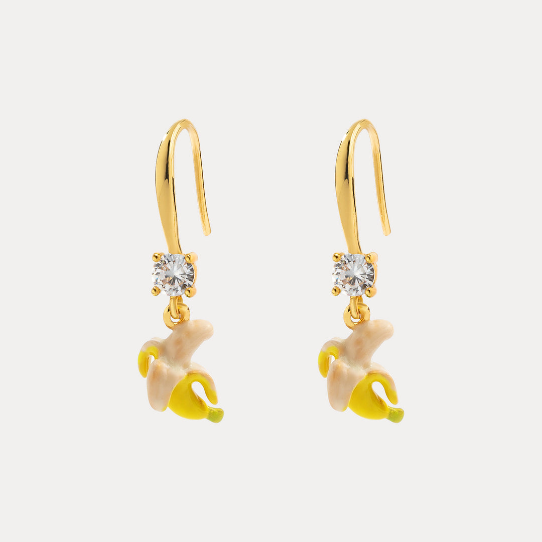 Selenichast Banana Earrings