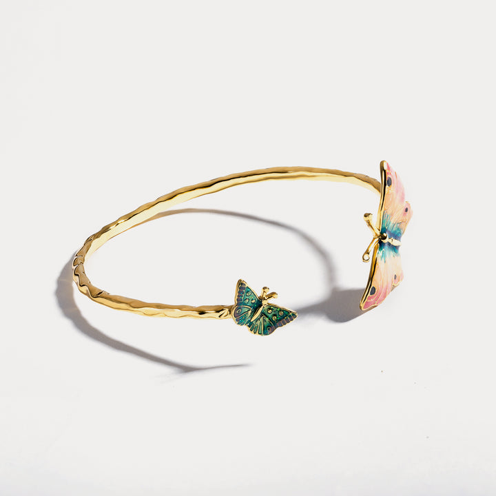 enamel butterfly bracelet