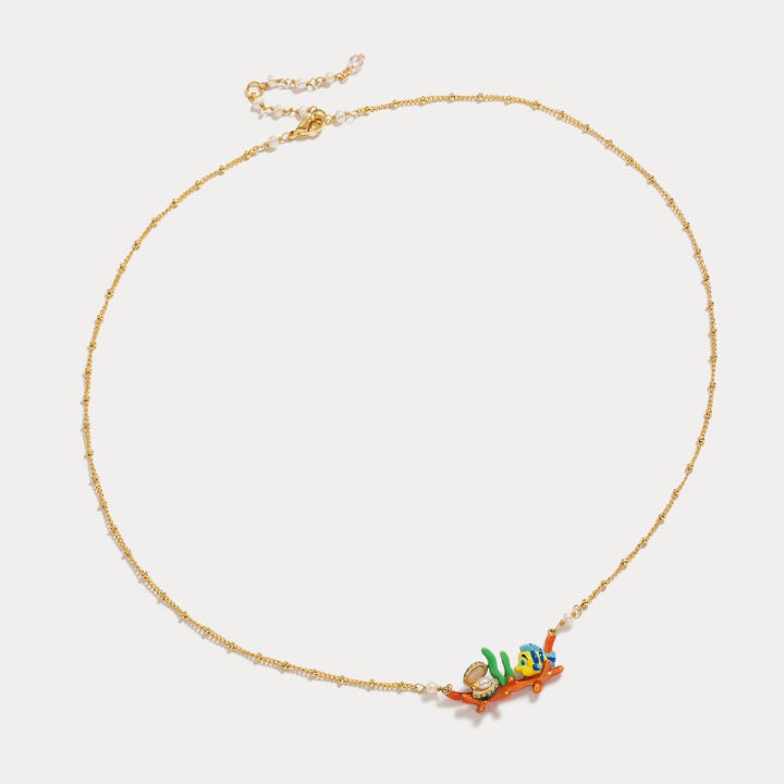 little fish station necklace