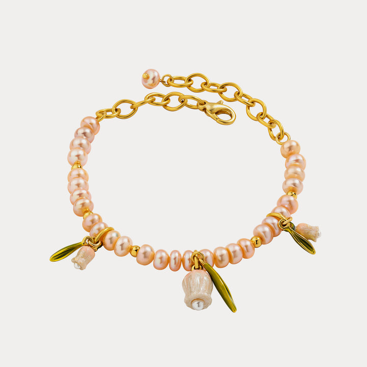 May Lily Of The Valley Pearl Bracelet