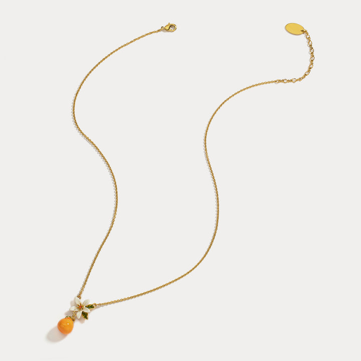 Orange Nature Necklace