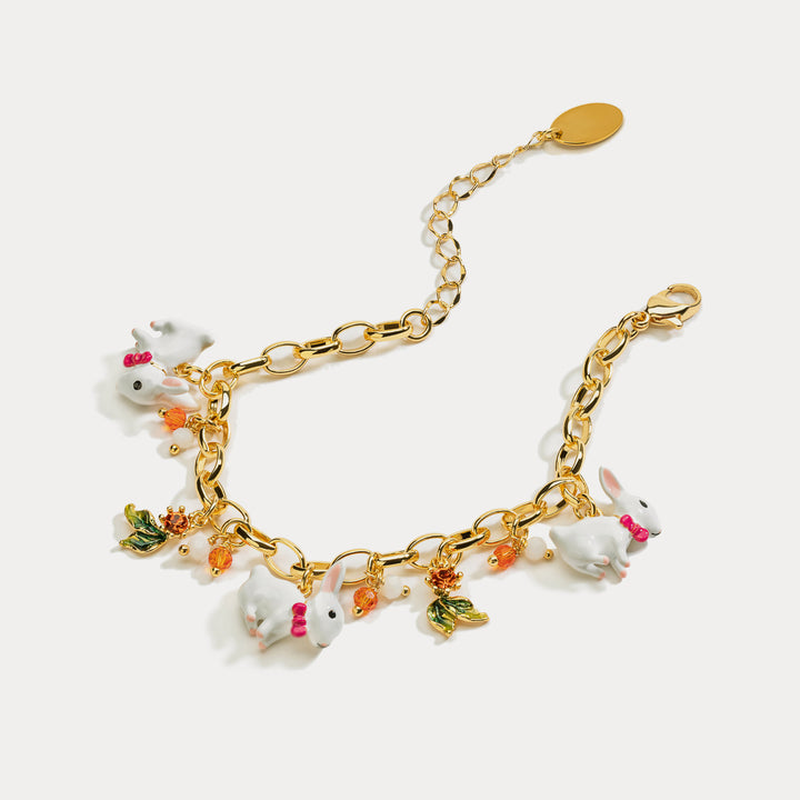rabbit zodiac chain bracelet