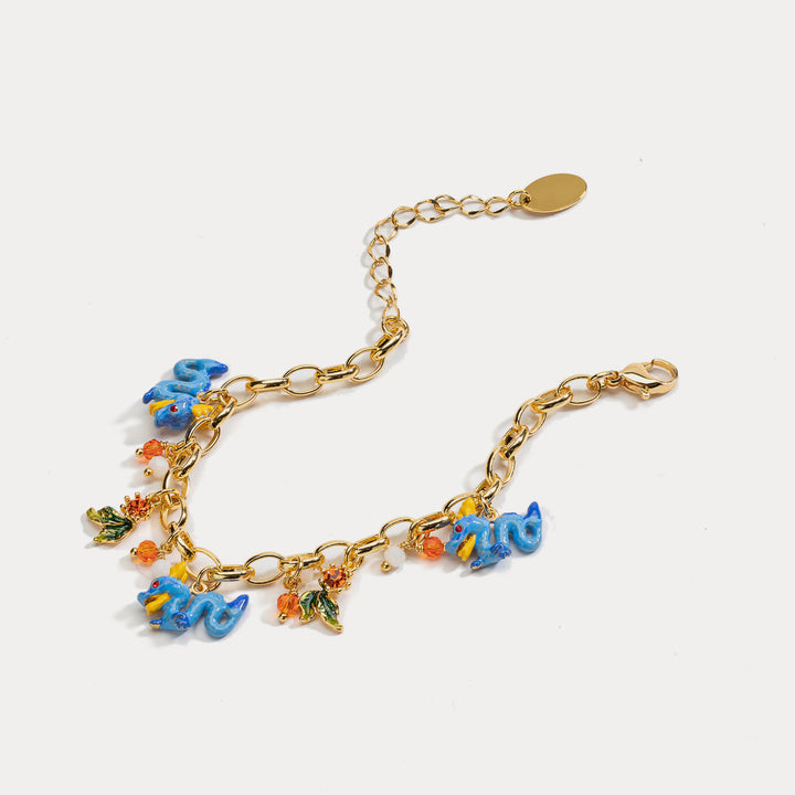 Selenichast dragon zodiac bracelet