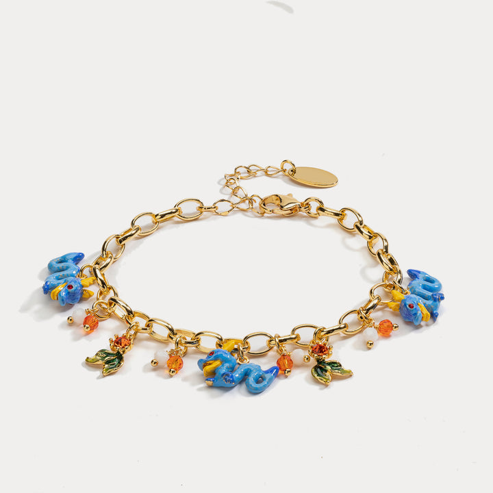 Selenichast dragon zodiac bracelet