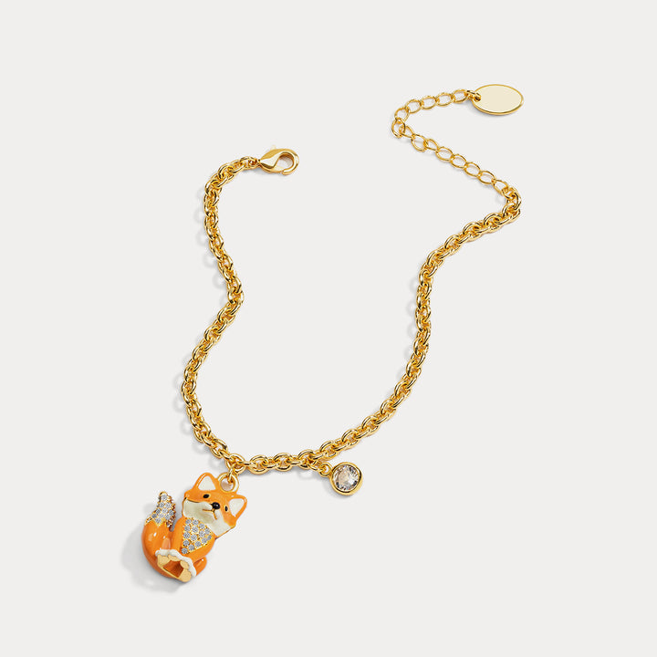 fox diamond bracelet