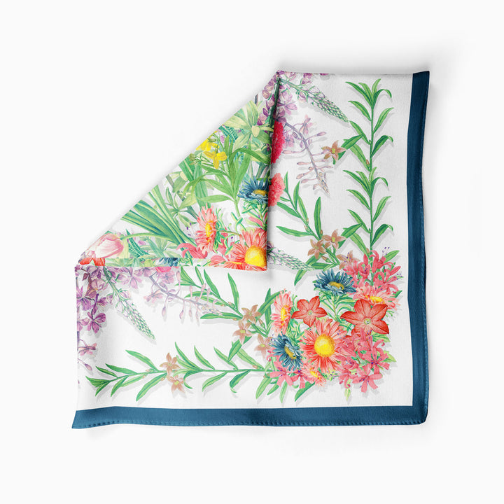 Blooming Square Neck Scarf