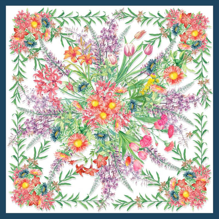 Blooming Square Handbag Scarf