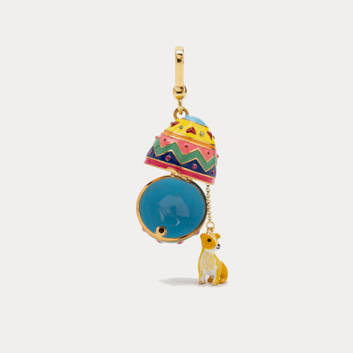 Selenichast dog zodiac easter egg pendant