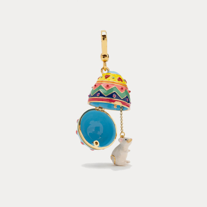 Selenichast rat zodiac easter egg pendant