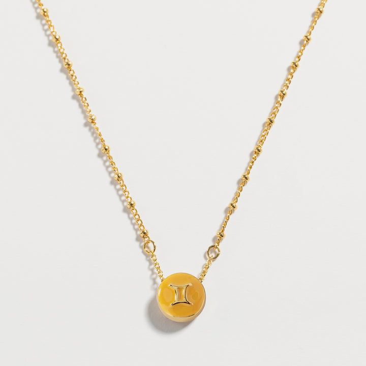 Astrological Sign Gemini Necklace