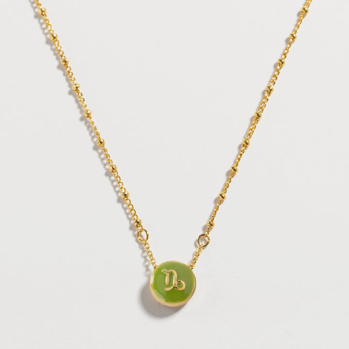 astrological sign capricorn necklace