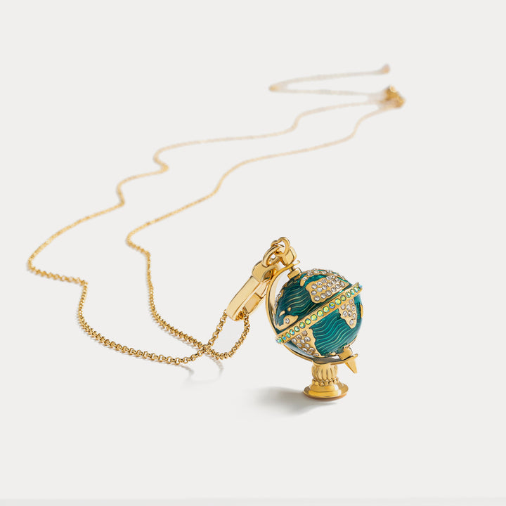 Selenichast globe pendant necklace 1