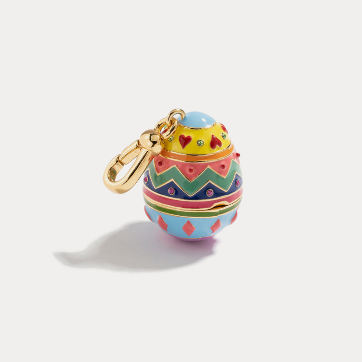 dragon zodiac gold easter egg pendant