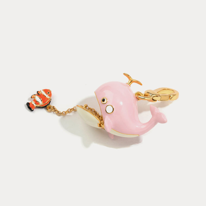 whale clownfish pendant necklace