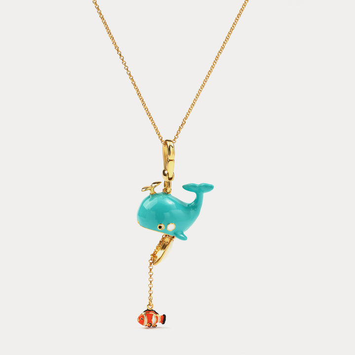 Selenichast whale pendant necklace