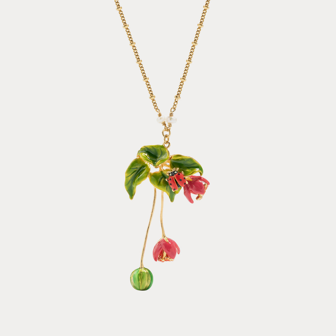 Selenichast ladybug necklace