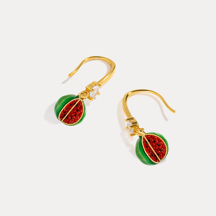 Watermelon Dangling Earrings
