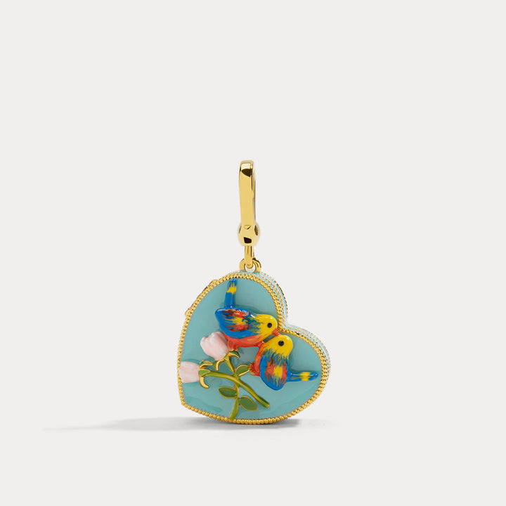Enamel Memorial Box Pendant