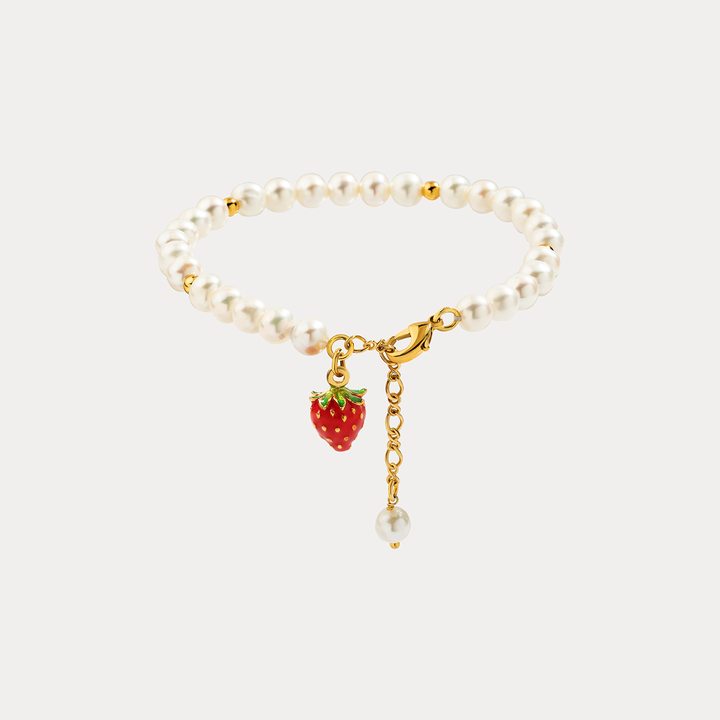 Selenichast Strawberry Pearl Bracelet