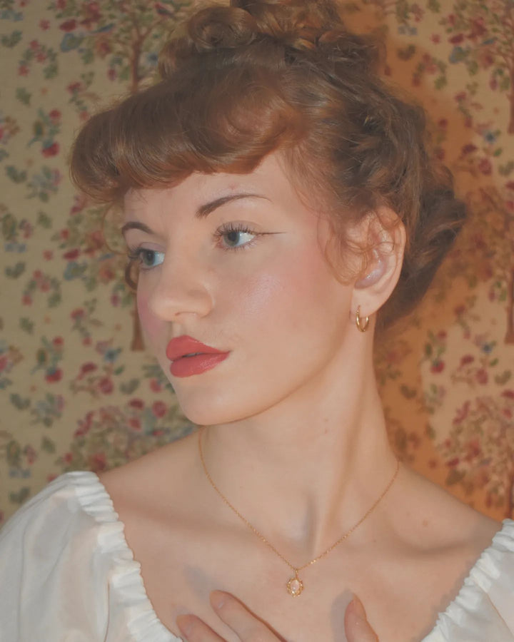 Princess Opal Thin Necklace