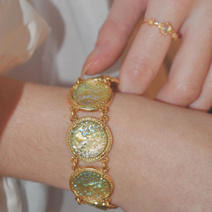 Selenichast Vintage Cameo Bracelet