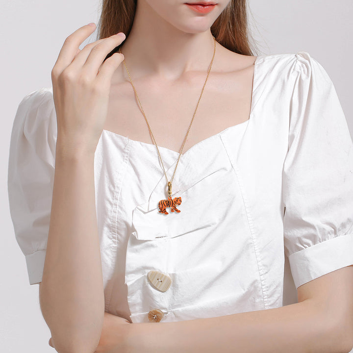 tiger long pendant