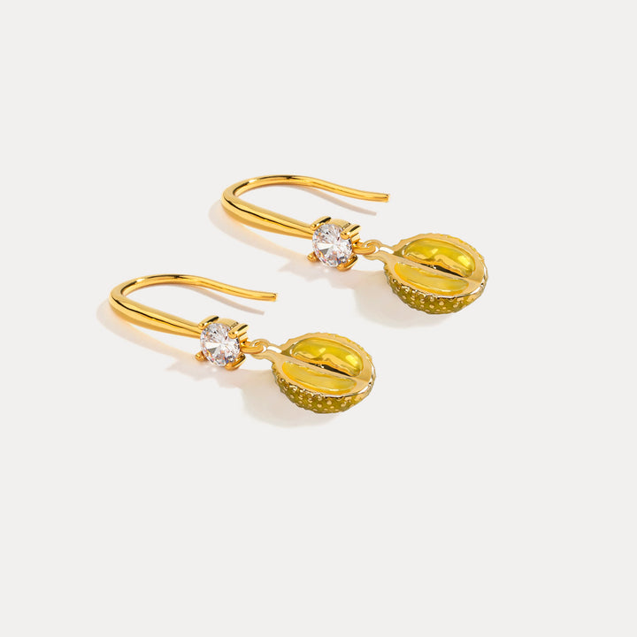 Durian Dangling Earrings