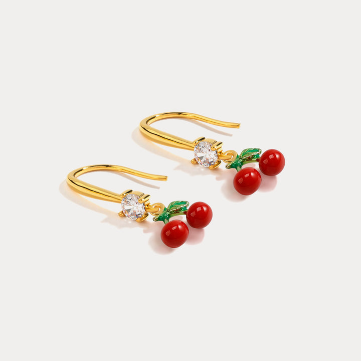 Cherry Dangling Earrings