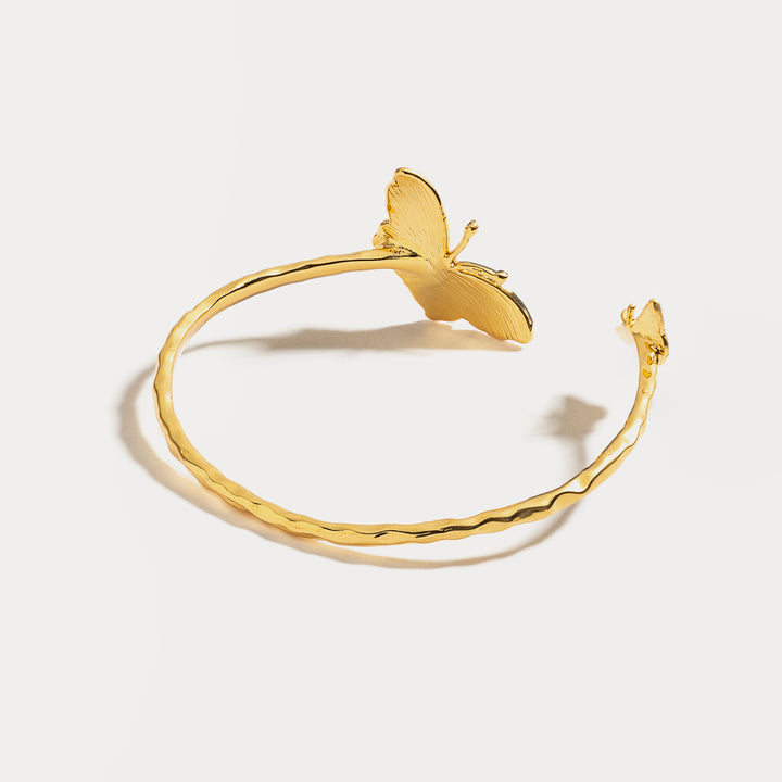 gold butterfly bracelet