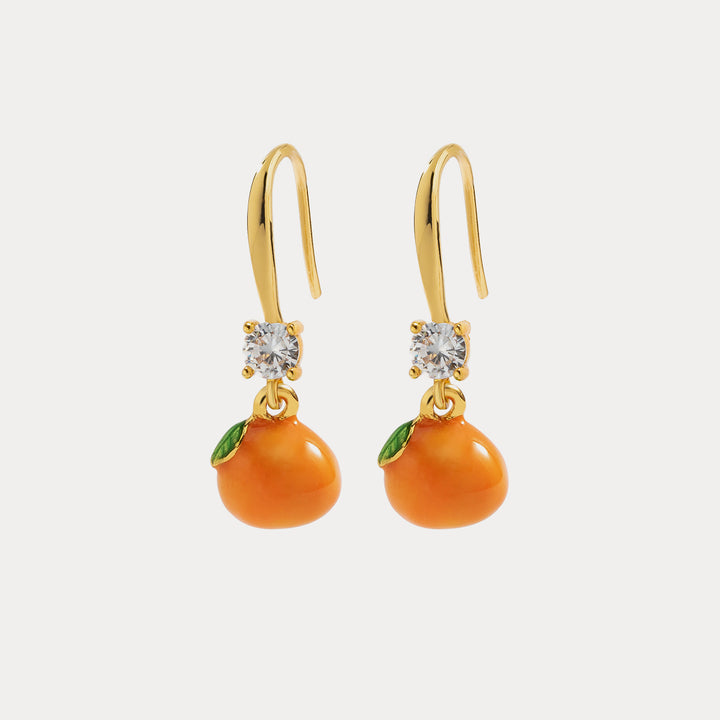 Orange Earrings