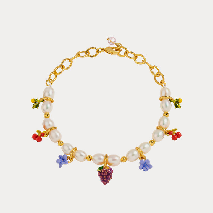 Selenichast grape pearl bracelet