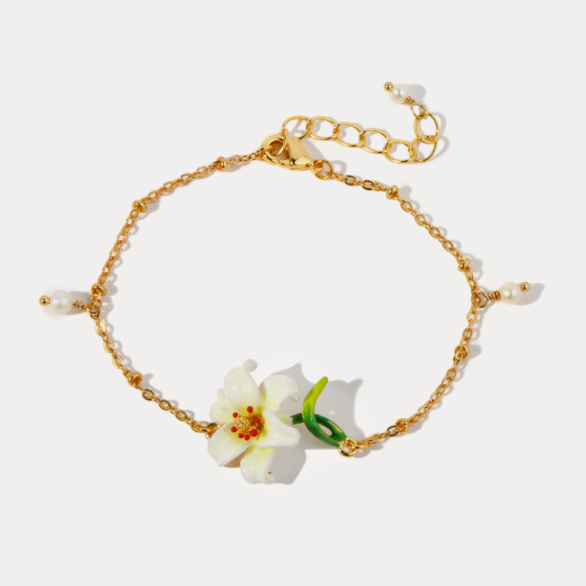 Selenichast lily enamel bracelet 1