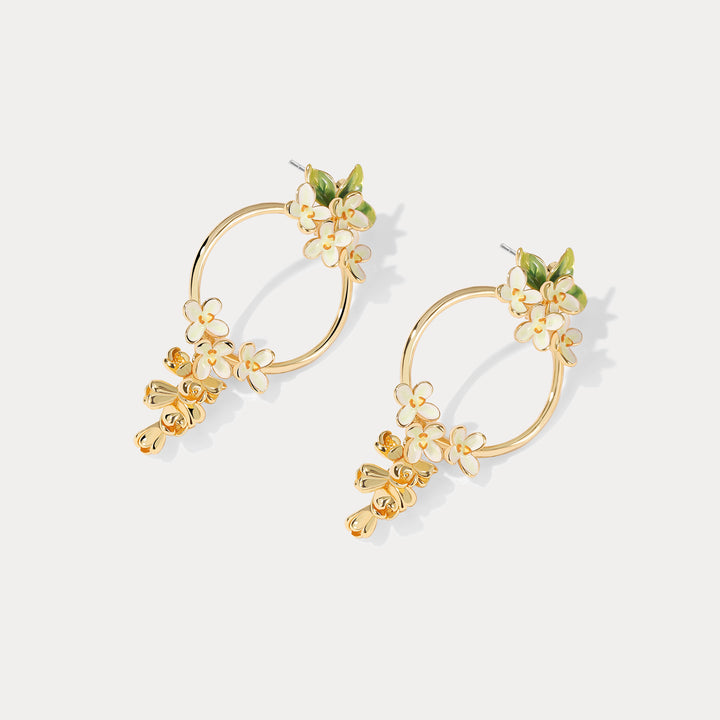Fleshy Osmanthus Fragrans Earrings