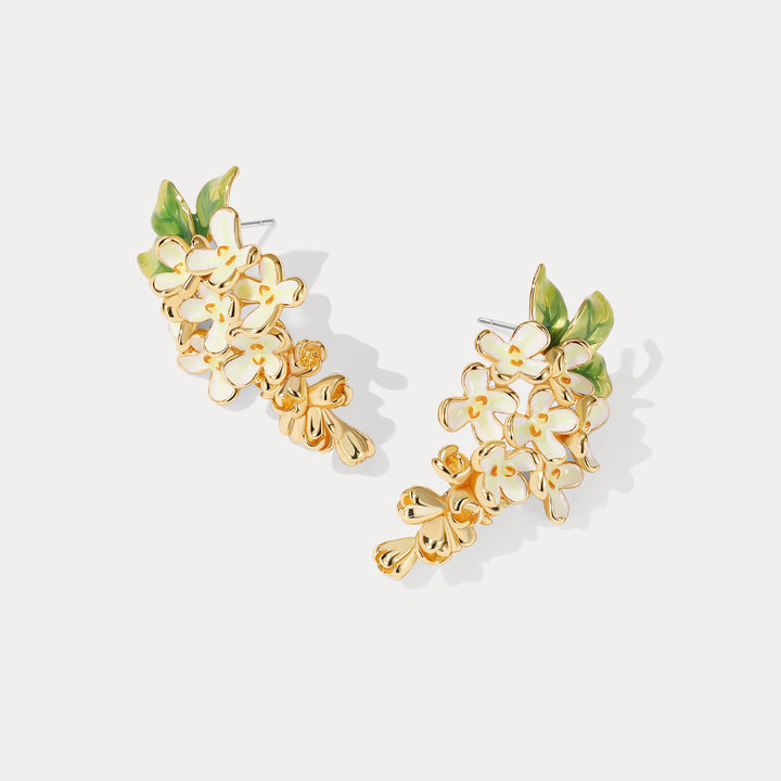 Osmanthus Fragrans Stylish Earrings