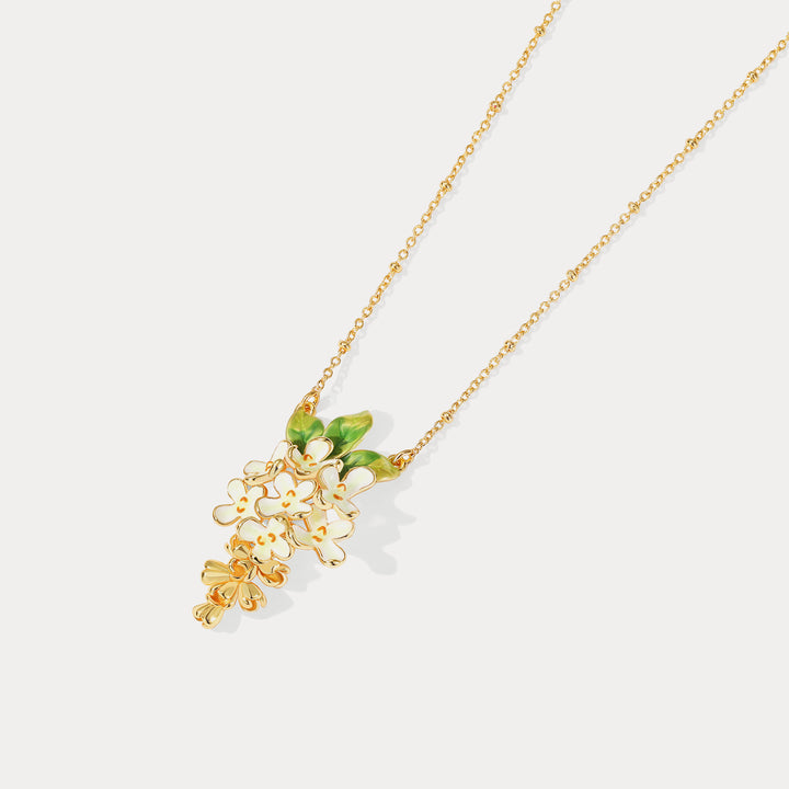 Osmanthus Fragrans Pendant Fashion Necklace