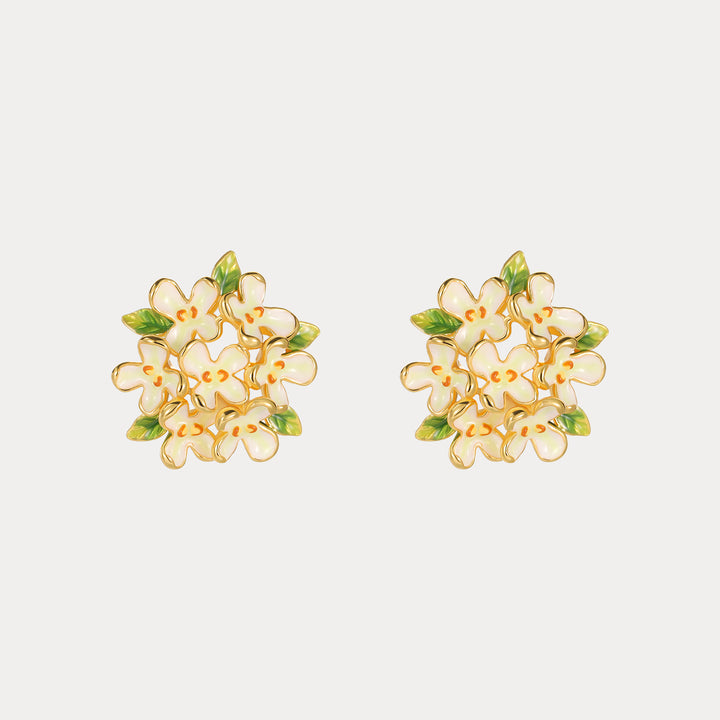 Selenichast Osmanthus Fragrans Stud Earrings