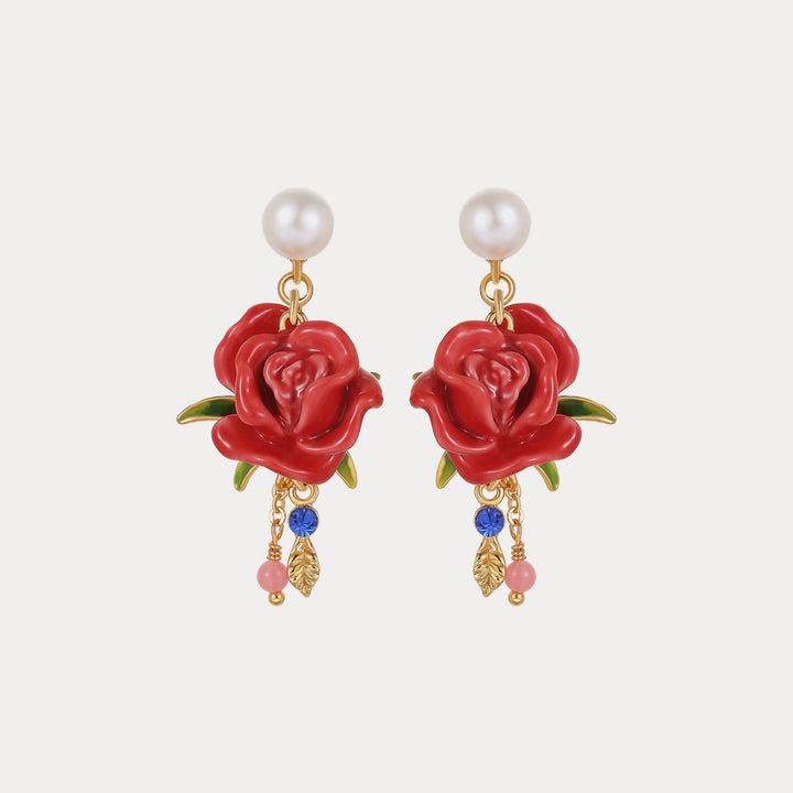 Selenichast rose earrings
