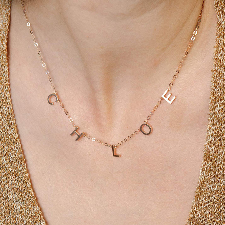 Custom Letter Chain Necklace