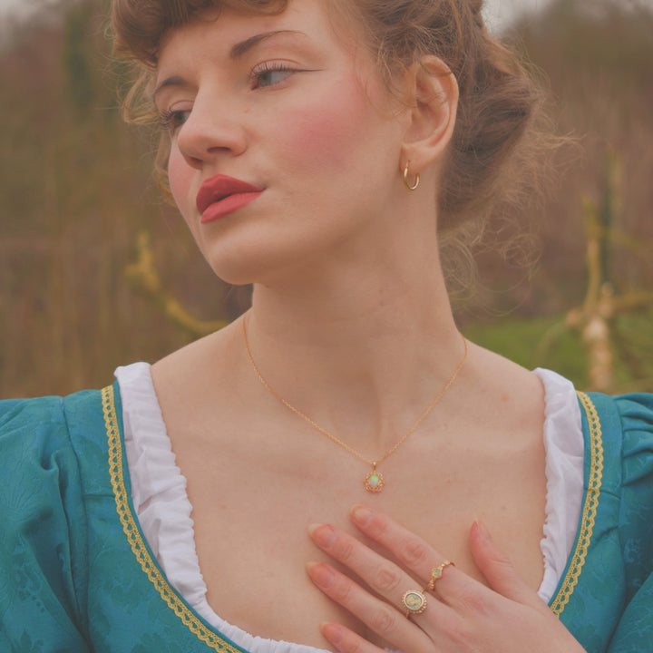 Princess Opal Jewelry Set