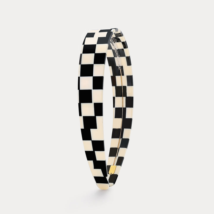 Black & White Colorblock Headband