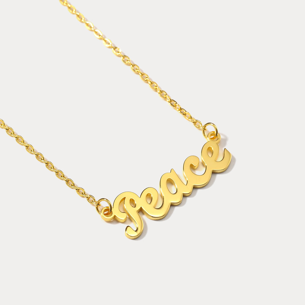 Selenichast Peace Pendant Necklace