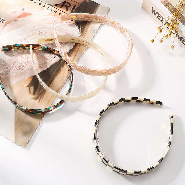 Colorblock Headband Set