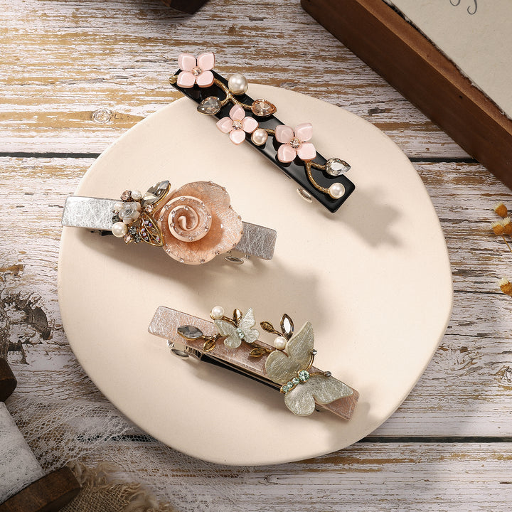 Floral Butterfly Hairpin