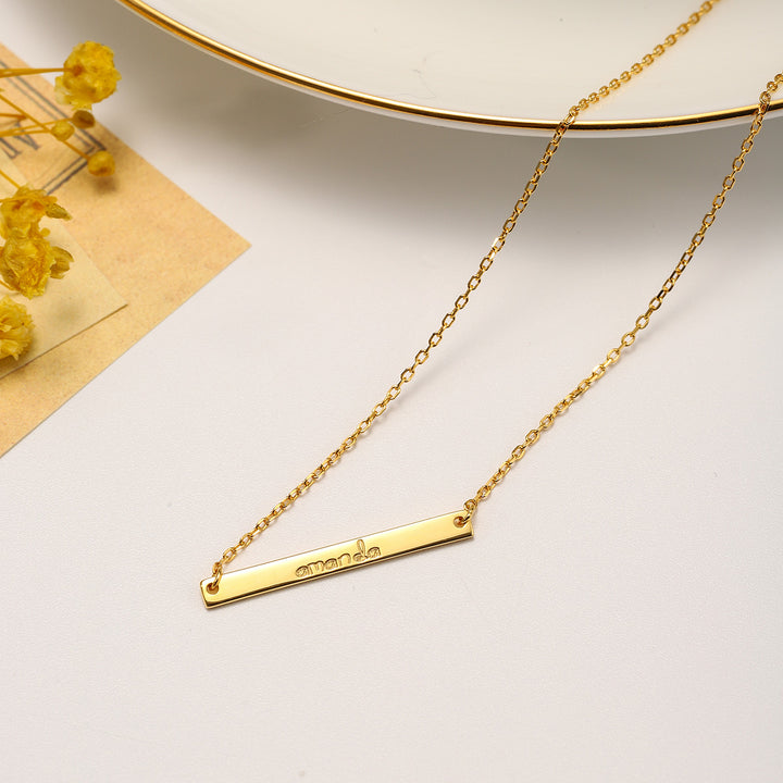 Custom Name Tag Chain Chic Necklace