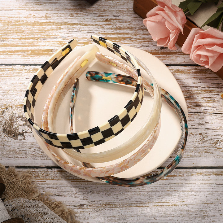 Colorblock Acetate Headband